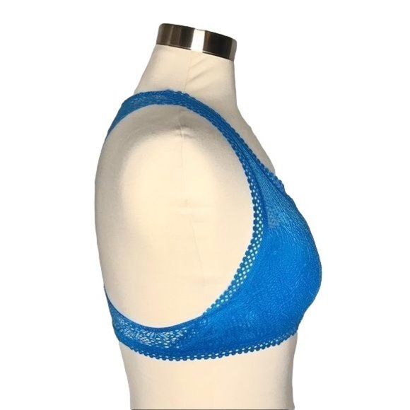 Victoria’s Secret M lace bra letter blue - Picture 4 of 7